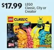 Aldi LEGO Classic, City or Creator offer