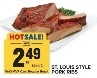 Food Lion ST. LOUIS STYLE PORK RIBS offer