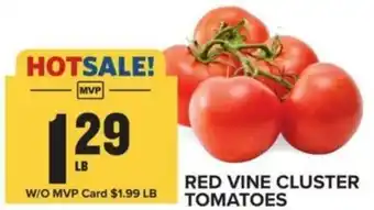 Food Lion RED VINE CLUSTER TOMATOES offer
