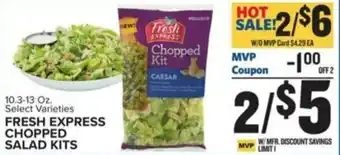 Food Lion FRESH EXPRESS CHOPPED SALAD KITS offer
