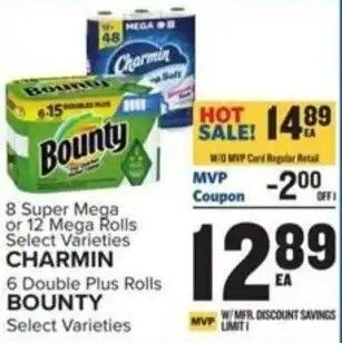 Food Lion Charmin, Bounty offer