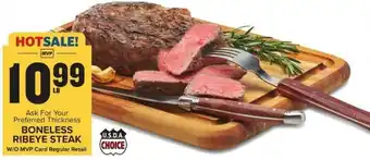 Food Lion BONELESS RIBEYE STEAK offer