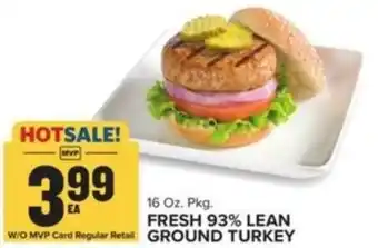 Food Lion FRESH 93% LEAN GROUND TURKEY offer