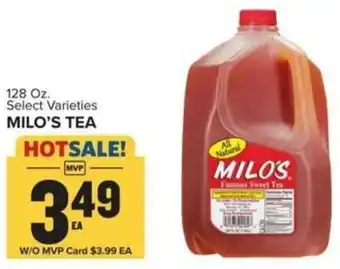 Food Lion MILO'S TEA offer