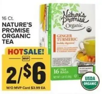 Food Lion NATURE'S PROMISE ORGANIC TEA offer