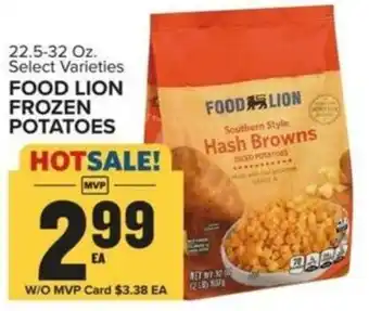 Food Lion FOOD LION FROZEN POTATOES offer