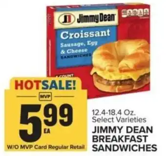 Food Lion JIMMY DEAN BREAKFAST SANDWICHES offer
