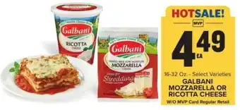 Food Lion GALBANI MOZZARELLA OR RICOTTA CHEESE offer