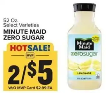 Food Lion MINUTE MAID ZERO SUGAR offer