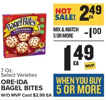 Food Lion ORE-IDA BAGEL BITES offer