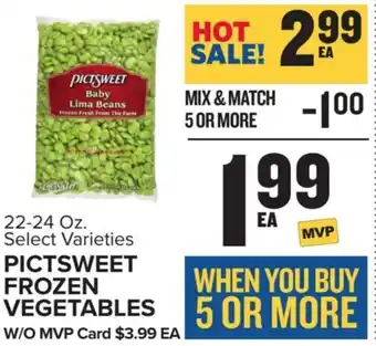 Food Lion PICTSWEETPICTSWEET FROZEN VEGETABLES offer