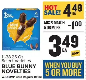 Food Lion BLUE BUNNY NOVELTIES offer