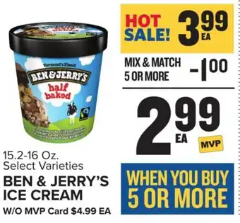 Food Lion BEN & JERRY'S ICE CREAM offer
