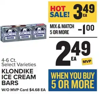 Food Lion KLONDIKE ICE CREAM BARS offer