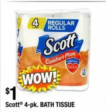 Dollar Tree Scott 4-pk. Bath Tissue offer