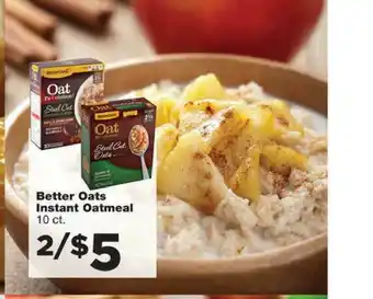 Better Oats Instant Oatmel