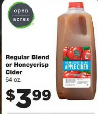 Family Fresh Market Regular Blend Or Honeycrisp Cider offer