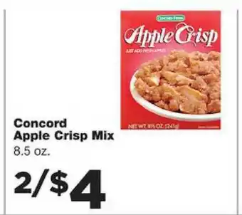 Family Fresh Market Concord Apple Crisp Mix offer