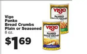 Family Fresh Market Vigo Panko Bread Crumbs Plain Or Seasoned offer