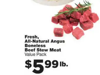 Family Fresh Market Fresh All Natural Angus Boneless Beef Stew Meat offer
