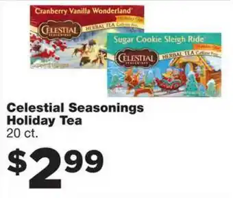 Family Fare Celestial Seasonings Holiday Tea offer