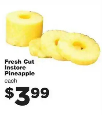 Family Fare Fresh Cut Instore Pineapple offer