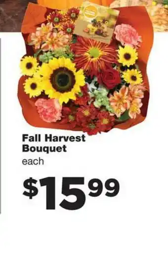 Family Fare Fall Harverst Bouquet offer