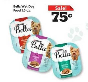 Family Dollar Bella Wet Dog Food offer