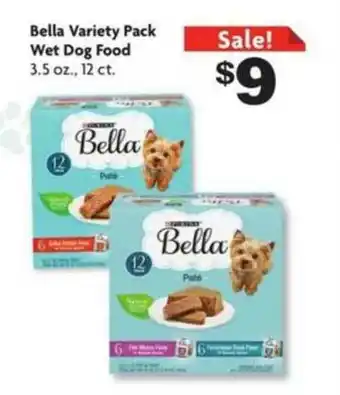 Family Dollar Bella Variety Pack Wet Dog Food offer