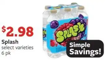 Fareway Splash select varieties 6 pk offer