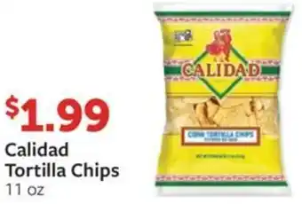 Fareway Calidad Tortilla Chips 11 oz offer