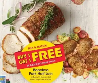 Kroger Boneless Pork Half Loin offer