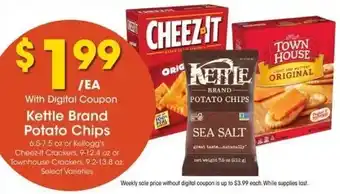 Kroger Kettle Brand Potato Chips offer