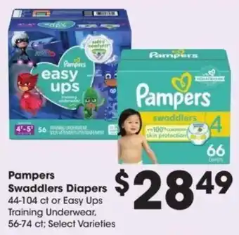 Kroger Pampers Swaddlers Diapers offer