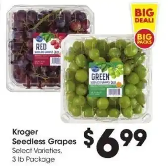 Kroger Kroger Seedless Grapes offer