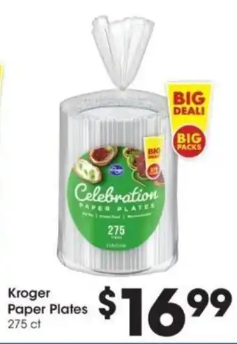 Kroger Kroger Paper Plates offer