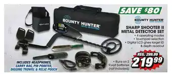 Big 5 Bounty Bunter Sharp Shooter Ii Metal Detector Set offer