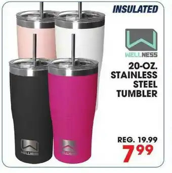 Big 5 Wellness 20-oz Stainless Steel Tumbler offer