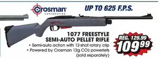 Rosman 1077 Freestyle Semi-auto Pellet Rifle