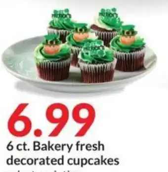 Hy-Vee Bakery fresh decorated cupcakes offer