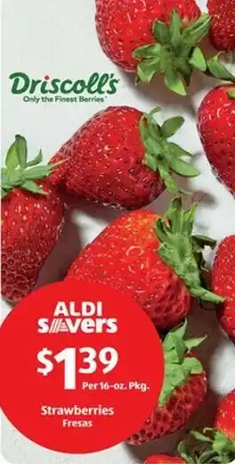 Aldi Strawberries Fresas offer