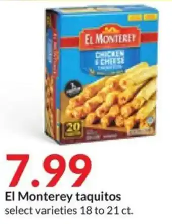 Hy-Vee El Monterey taquitos offer