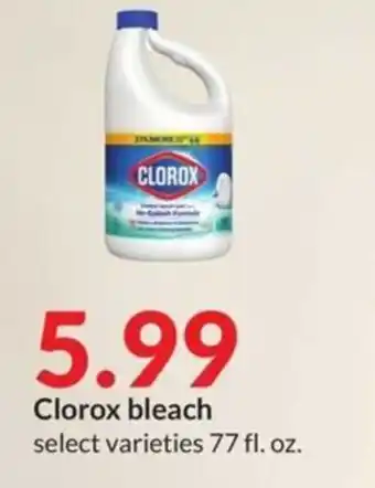 Hy-Vee Clorox bleach offer