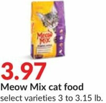 Hy-Vee Meow Mix Cat Food offer