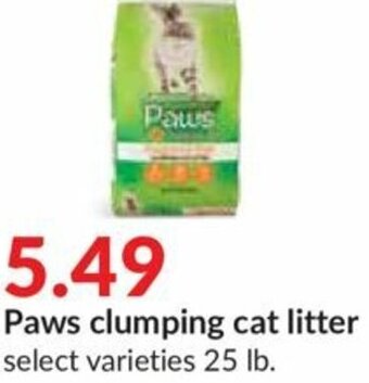 Hy-Vee Paws Clumping Cat Litter offer