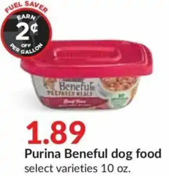 Hy-Vee Purina Beneful Dog Food 10 oz offer