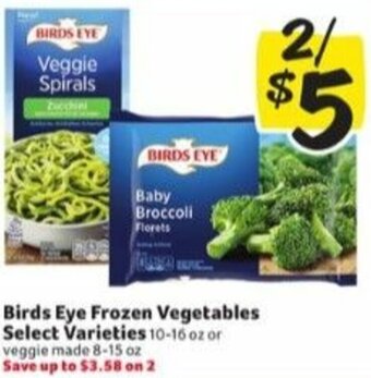 Winn Dixie Birds Eye Frozen Vegetables offer