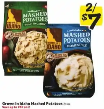 Winn Dixie Grown In Idaho Mashed Potatoes 24 oz offer