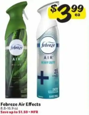 Winn Dixie Febreze Air Effects 8.8-16.9 oz offer