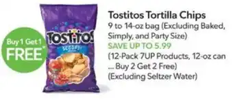 Publix Tostitos Tortilla Chips offer